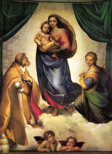 сикстинская мадонна рафаэль санти