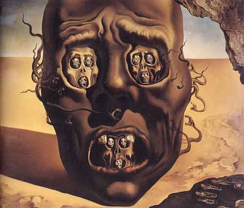 лицо войны Дали