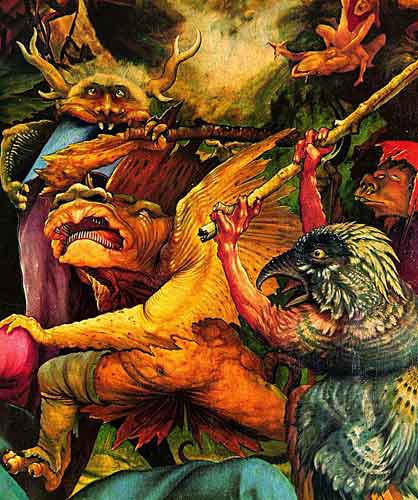 искушение святого антония Грюнвальда