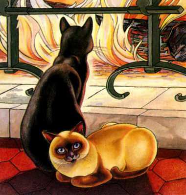 кошки на картинах