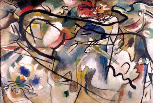 эскиз к композиции 6 кандинский