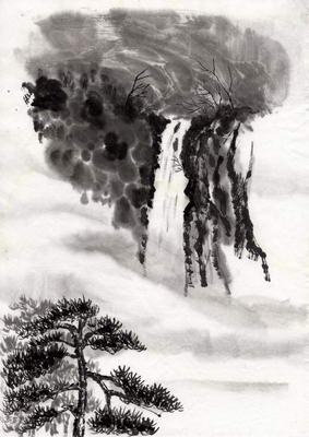 водопады в живописи